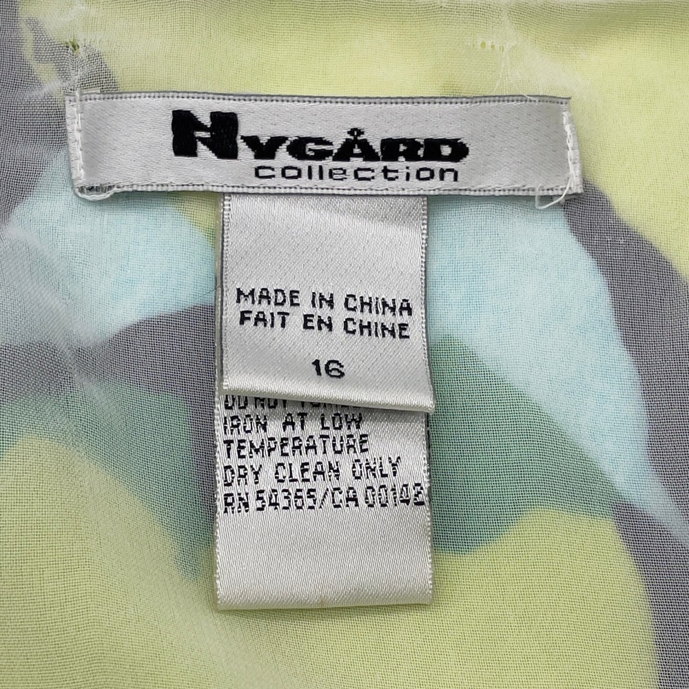 Nygard Collection Silk Skirt Womens 16 Floral Flowy Fairy Feminine Dainty Spring - Picture 5 of 9